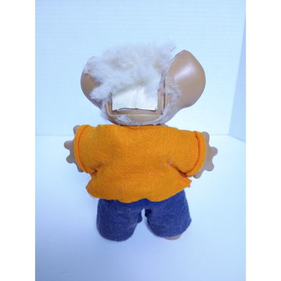 1960’s Troll Dolls Uneeda Wishnik Vintage 5.5" Cheerleader Troll and Lil Dude - Picture 12 of 15